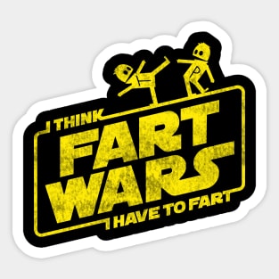 Fart Wars Sticker